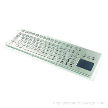 90 Keys Metal Industrial Keyboard With Touchpad For ATM , K